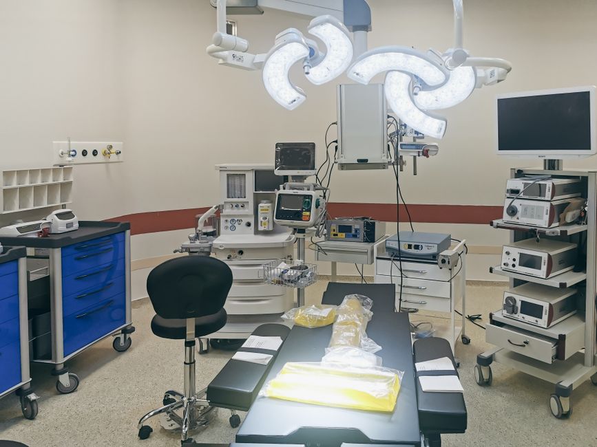 Interior of an operating room